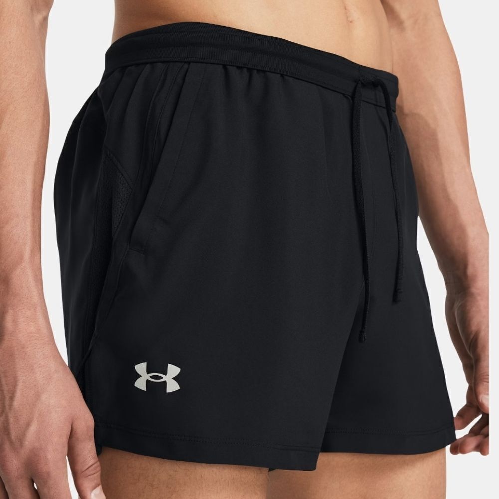 Under Armour Black Launch 5" Athletic Running Men's Shorts #F